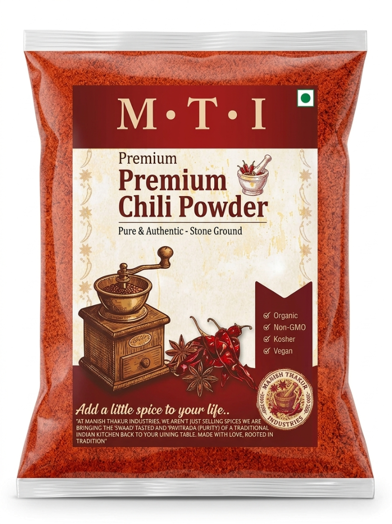 MTI Premium Chili Powder, Stone Ground, no preservatives , no artificaial colourings